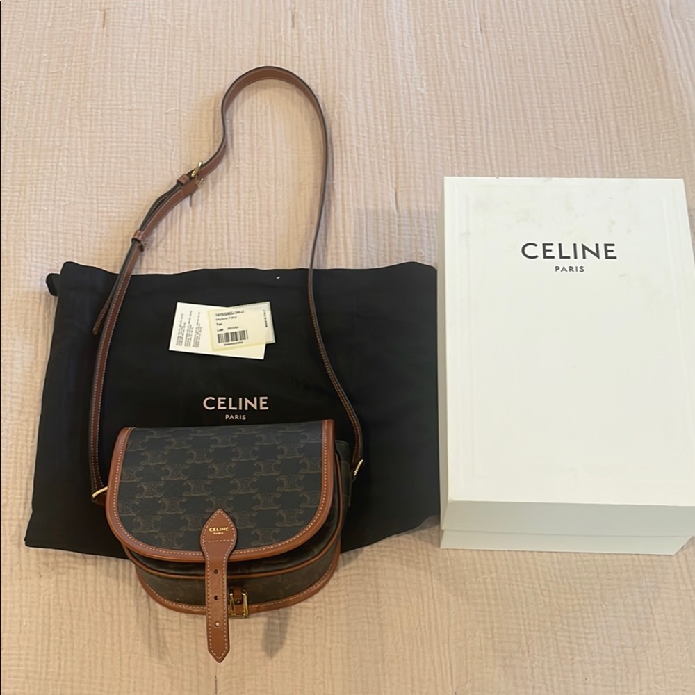 celine medium folco crossbody bag